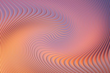 Büyüleyici soyut bir arka plan, kıvrımlı çizgiler ve yumuşak pastel renkler. Yumuşak dalga deseni rahatlatıcı ve görsel olarak çekici bir doku yaratır. Tasarımlar için mükemmel.