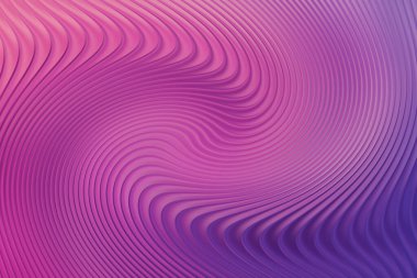 Görsel olarak çekici bir görüntü soyut bir arkaplan sergiliyor. Pembe ve morun çeşitli tonlarında girdap çizgileri var. Modern ve sanatsal bir tasarım yaratıyor..