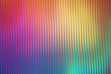 Renkler arasında pürüzsüz bir geçiş yaratan, dikey çizgileri olan canlı ve renkli bir arkaplan. Tasarımlara modern ve sanatsal bir dokunuş eklemek için mükemmel..