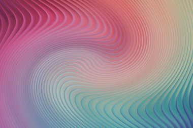 Yumuşak eğimli ve büyüleyici spiral desenli pastel kıvrımlı bir arka plan. Bu dinamik tasarım modern ve yaratıcı projeler için mükemmeldir. Sanat eserleri.
