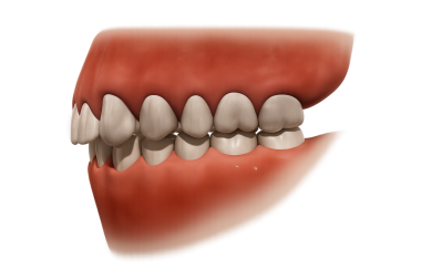 Diş beyaza izole edilmiş. 3d illüstrasyon