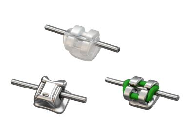 Seramik (estetik) braket Kendi kendine bağlanan metal braket seramik braket kendi kendine bağlanan metal brakete karşı elastik ile geleneksel metal braket