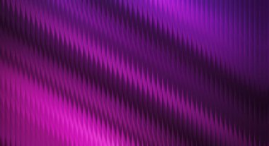 Çapraz doku ve canlı renklere sahip mor kumaşın yakın çekimi