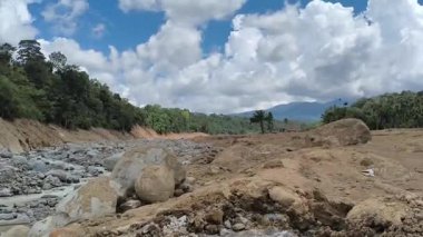 Su baskınından kalan odun parçaları