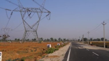 Sanayi altyapı geliştirme kavramı. Ağır makine endüstrisi için tahsis edilmiş yeni arazi.
