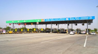 30 Mart 2021 - Akhepura, Sikar, Hindistan. Hindistan 'da 52. Otoyol' daki gişe..