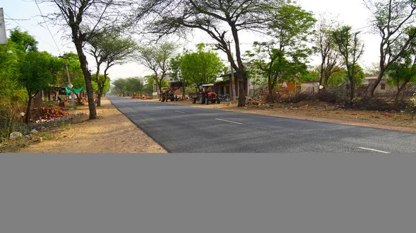 May 2021 Reengus Sikar India Portrétní Obrázek Opuštěné Silnice Jaipur — Stock fotografie