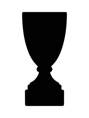 Kupanın vektör sanatı zaferin sembolüdür.