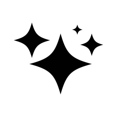 Işıltılı Temiz Simge Ayarlama vektörü. yıldız simgesi vektörü