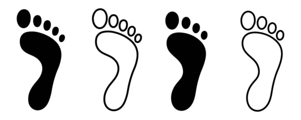 Ayak izi sembolü çizimi