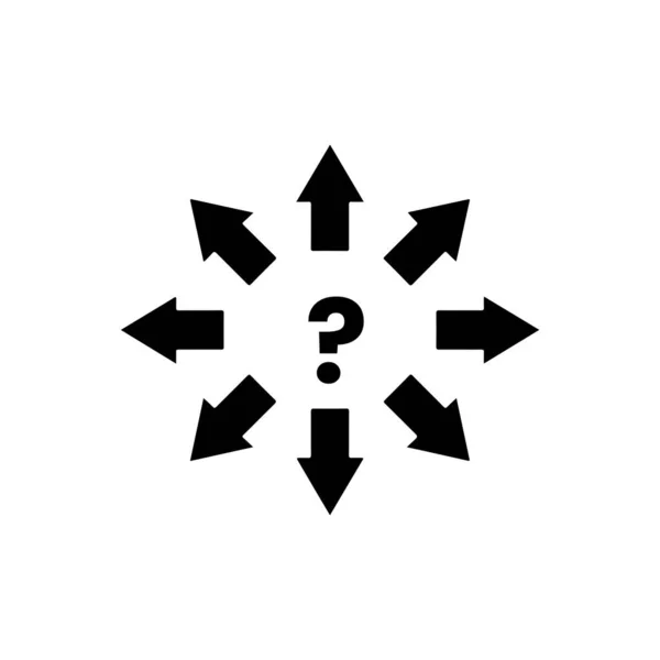 karar verme, seçimler, seçenekler, problem çözme, strateji, kararsızlık, liderlik sembolü illüstrasyon