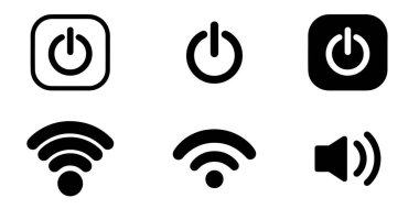 Wi-fi, sinyal, yönlendirici, anten, kablosuz, iletişim, ağ, teknoloji ikonu vektörü. Web simgesi belirleme vektörü