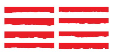 Yırtık ya da yırtık kağıt. Çizim defteri kenarı, defter yırtığı veya boş sayfa bölünmüş vektör çizimi