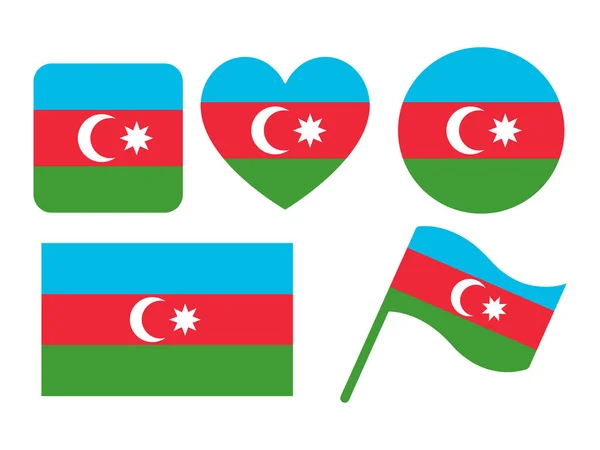 Azerbaycan Bayrakları Değişik Şekillerde