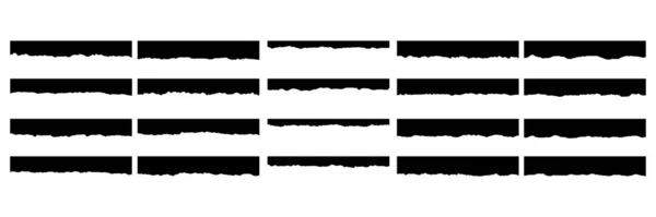 Yırtık ya da yırtık kağıt. Çizim defteri kenarı, defter yırtığı veya boş sayfa bölünmüş vektör çizimi