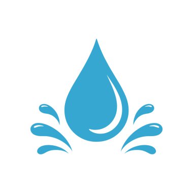 su, damla, sıçrama, mavi, sıvı, temiz, taze, doğa, sembol, ikon, tasarım, element, soyut, illüstrasyon, grafik, işaret, şekil, logo, sanat, izole edilmiş, beyaz, arkaplan, su, damlası, dalga, hareket, saflık, kaynak, çevre, basit, minimal, düz, stil, dekoratif veya