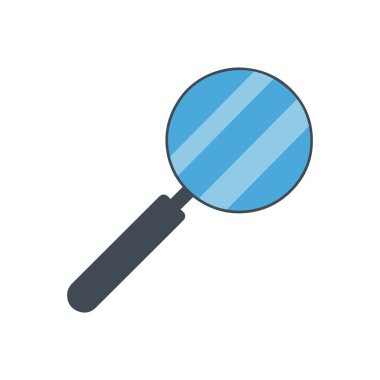 büyüteç, cam, arama, simge, sembol, yakınlaştırma, bulma, araç, mavi, tutamak, lens, grafik, illüstrasyon, tasarım, element, izole edilmiş, beyaz, arka plan, düz tarz, basit, basit, asgari, nesne, araştırma, keşif, keşif, keşif, büyütme, optik, cihaz,