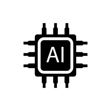 ai, yapay, zeka, çip, işlemci, teknoloji, bilgisayar, bilim, devre, panel, işlemci, mikroçip, elektronik, teknoloji, bilgisayar, sistem, donanım, yenilik, gelecek, dijital, ikon, sembol, grafik, element, tasarım, illüstrasyon, izole edilmiş, makine, öğrenme, otomasyon
