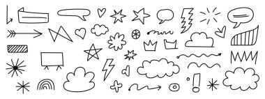 Elle çizilmiş vektör çizimi