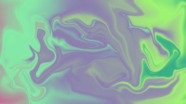 Girdap Mor ve Yeşil Renkler ve Ruhsal Hissetme ile Rüya Soyut Arkaplan