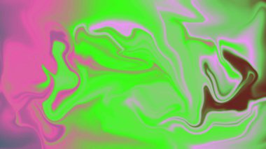 Modern görseller için yeşil morumsu ve erik eğimli etkileyici neon sıvısı sanatı