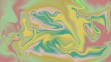 Soyut kıvrımlı pastel renkler görsel olarak rüya gibi bir ruhani organik doku yaratır.