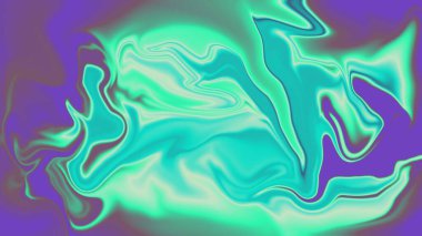 Turkuaz ve mor renkli soyut girdap nebulası efekti