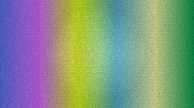 Vitray ya da mozaik efektli ve pürüzsüz renk geçişi olan canlı soyut arkaplan.