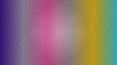 Mozaik dokuya ve pürüzsüz renk eğimine sahip canlı soyut arkaplan.