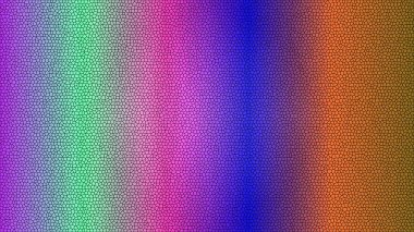 Mozaik tessellasyon dokusu ve pürüzsüz renk geçişi olan canlı soyut arkaplan.