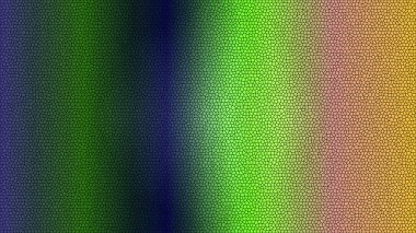 Mavi, yeşil, pembe ve sarı renkli bir tessellated gradyan içeren canlı soyut arkaplan.