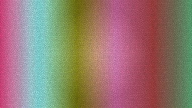 Mozaik hücresel desende renk değişimine sahip canlı ve soyut bir arkaplan.