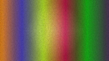 Renkli dikey gradyan ve küçük geometrik mozaik desenli soyut canlı arkaplan.