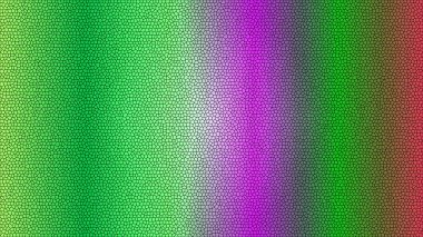 Canlı bir renk değişimine sahip sanatsal mozaik mozaik deseni yeşilden mora dönüşüyor..