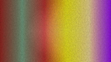 Soyut desenli arka plan canlı bir mozaik desen ve dinamik renk gradyanı içerir.