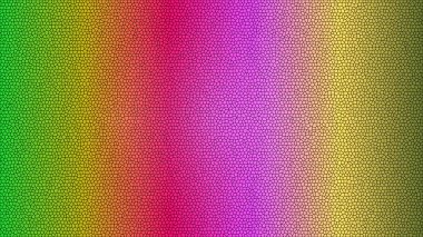 Değişken bir mozaik ve vitray efekti içeren canlı dijital soyut arkaplan.