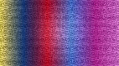 Pürüzsüz renk gradyanı ve desenli mozaik arkaplan.