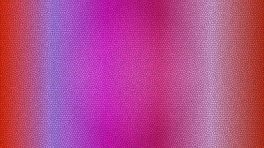 Kırmızı, mor ve pembe renkli değişken mozaik desenli canlı ve soyut bir arkaplan.