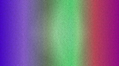 Canlı gradyan renkleri ve detaylı geometrik mozaik dokusu olan soyut arkaplan.