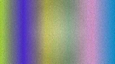 Pürüzsüz renk gradyanı ve karmaşık hücresel mozaik dokusu olan canlı soyut arkaplan.