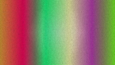 Renkli mozaik desenli ve canlı renk eğimli soyut arkaplan dokusu.