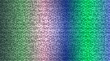 Ayrıntılı mozaik dokuya sahip renkli canlı bir gradyan içeren soyut arkaplan.