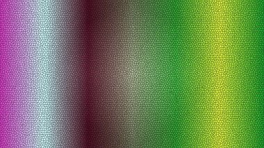 Pembeden yeşile canlı bir renk gradyanı içeren soyut mozaik doku..