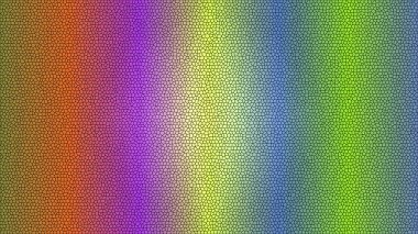 Canlı renk gradyanı olan soyut arkaplan, mozaik hücre deseni tasarımı.