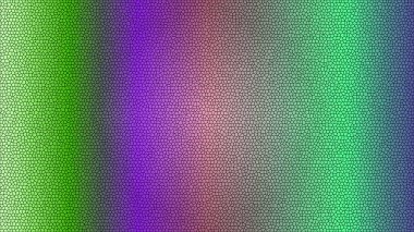 Soyut yeşil, mor ve gök mavisi eğimli mozaik desen arkaplanı.