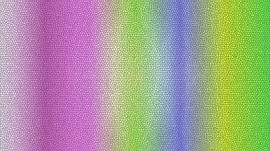 Değişken renklere ve karmaşık hücre dokusuna sahip canlı soyut desen