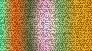 Düzensiz geometrik şekillerin ve renk değişiminin canlı ve soyut arkaplanı.