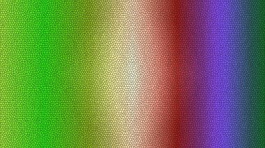 Mozaik tessellemeli renkli bir gradyan içeren soyut bir arkaplan.