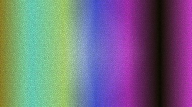 Dinamik renk değişimine sahip hücresel bir tesselasyon içeren soyut arkaplan.