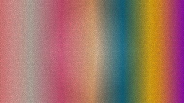 Soyut renkli mozaik arkaplan, pembeden mora doğru eğimli, desenli efekt.